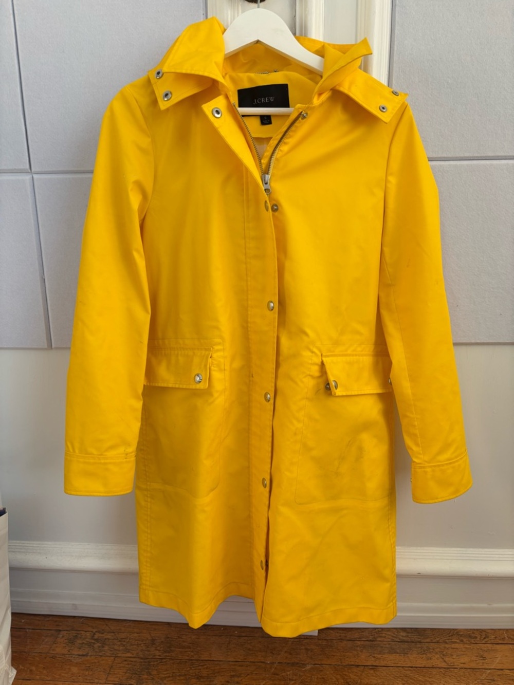 J. Crew Perfect Raincoat Coat